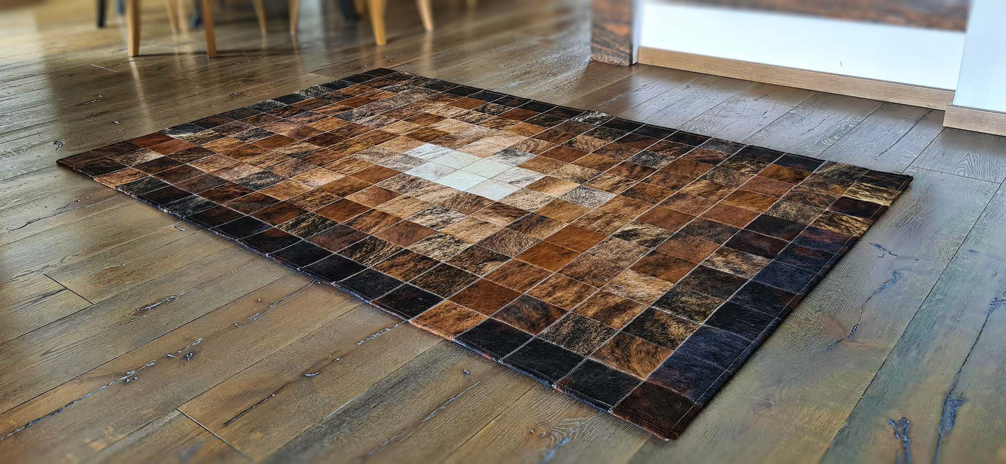 Štýlové kožené koberce